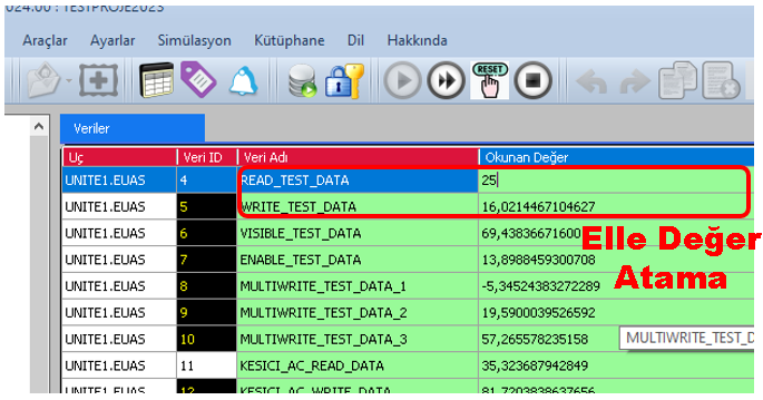 Proje Dışa Aktarma Seçim Penceresi